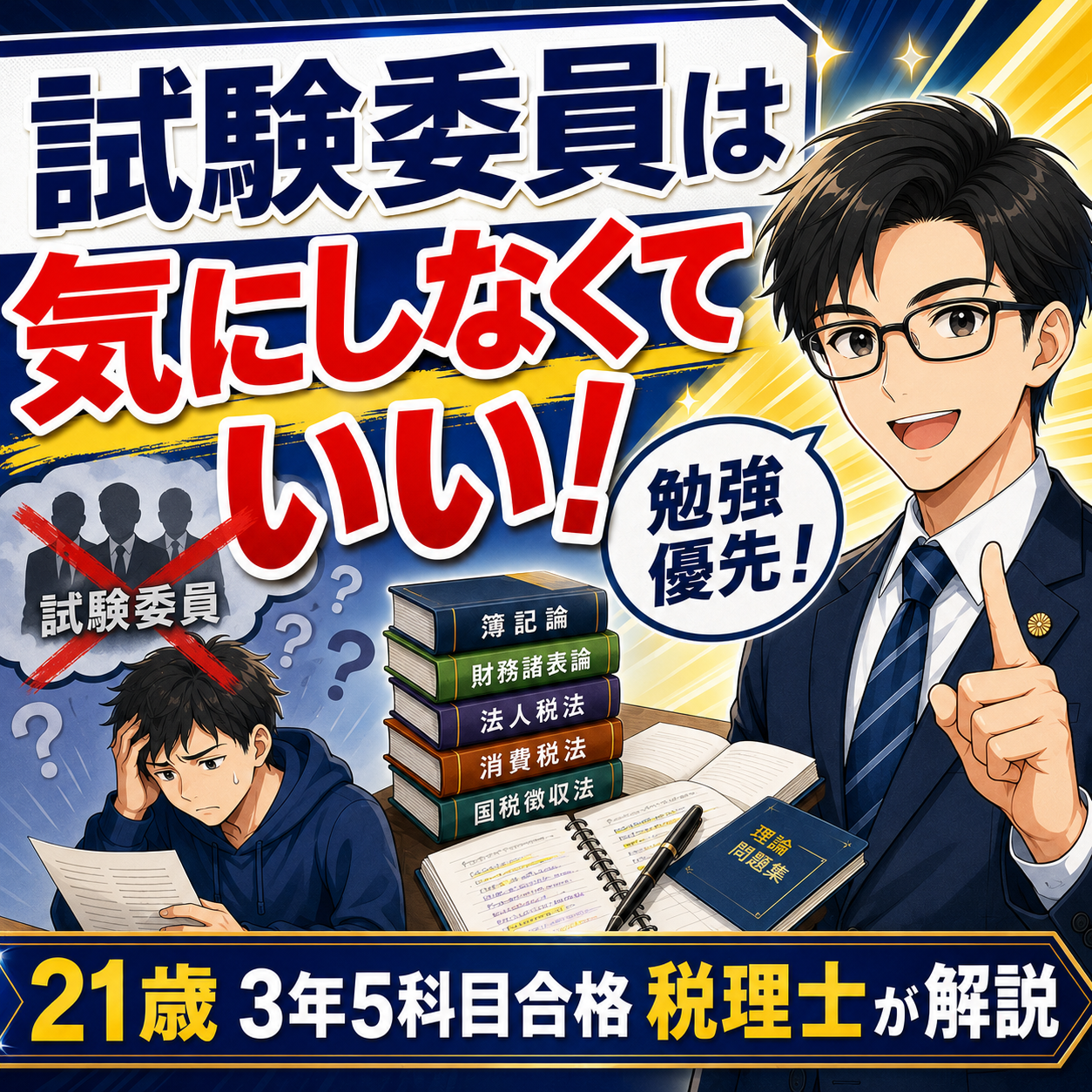 税理士試験の試験委員を気にしても意味がない理由を税理士が解説